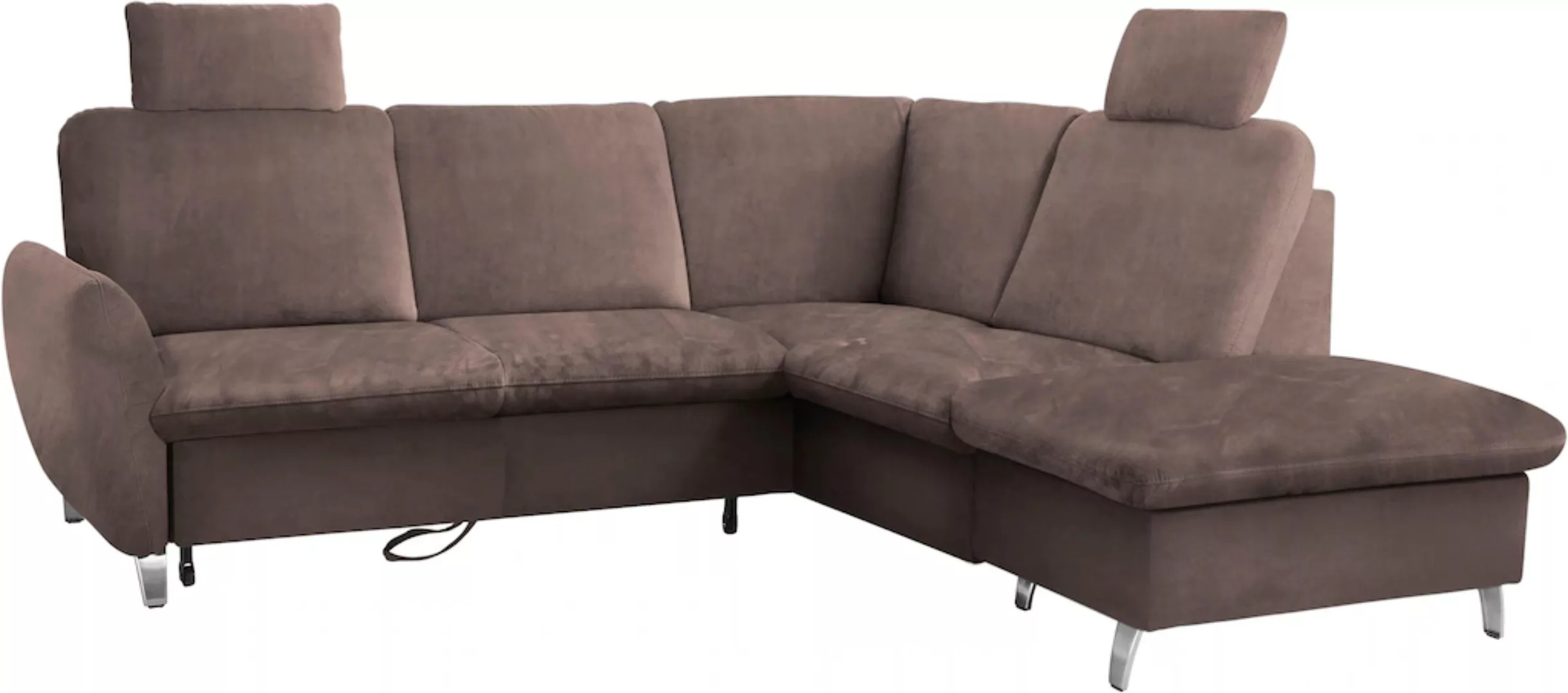 sit&more Ecksofa "Daytona L-Form", mit Federkern, zwei Kopfstützen und wahl günstig online kaufen