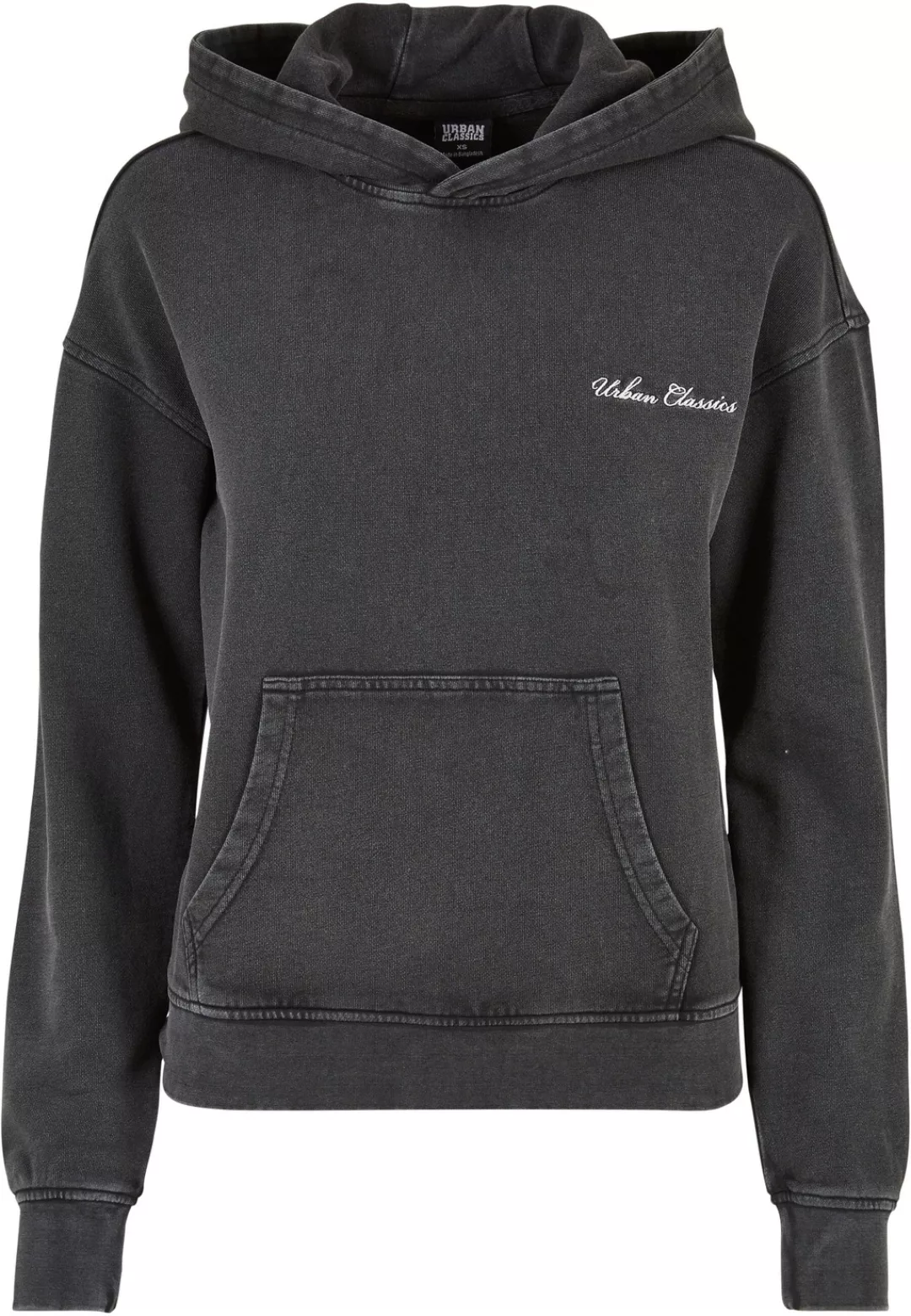 URBAN CLASSICS Kapuzenpullover "Urban Classics Damen Ladies Small Embroider günstig online kaufen