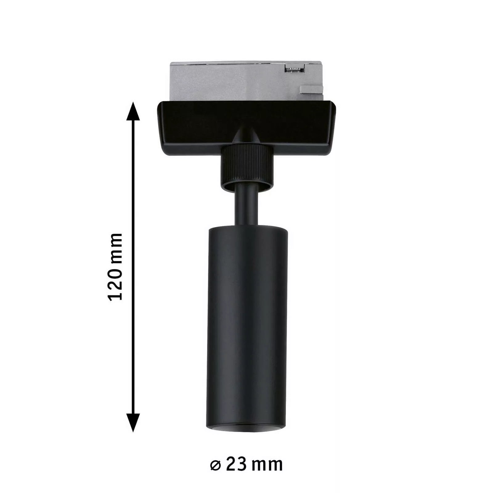 Paulmann "URail Pendeladapter Universal max. 50W 230V Schwarz matt" günstig online kaufen