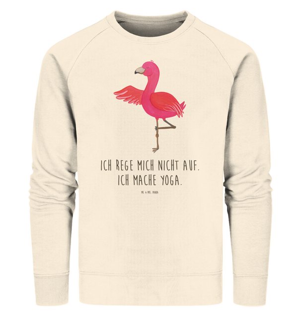 Mr. & Mrs. Panda Longpullover Größe S Flamingo Yoga - Natural Raw - Geschen günstig online kaufen