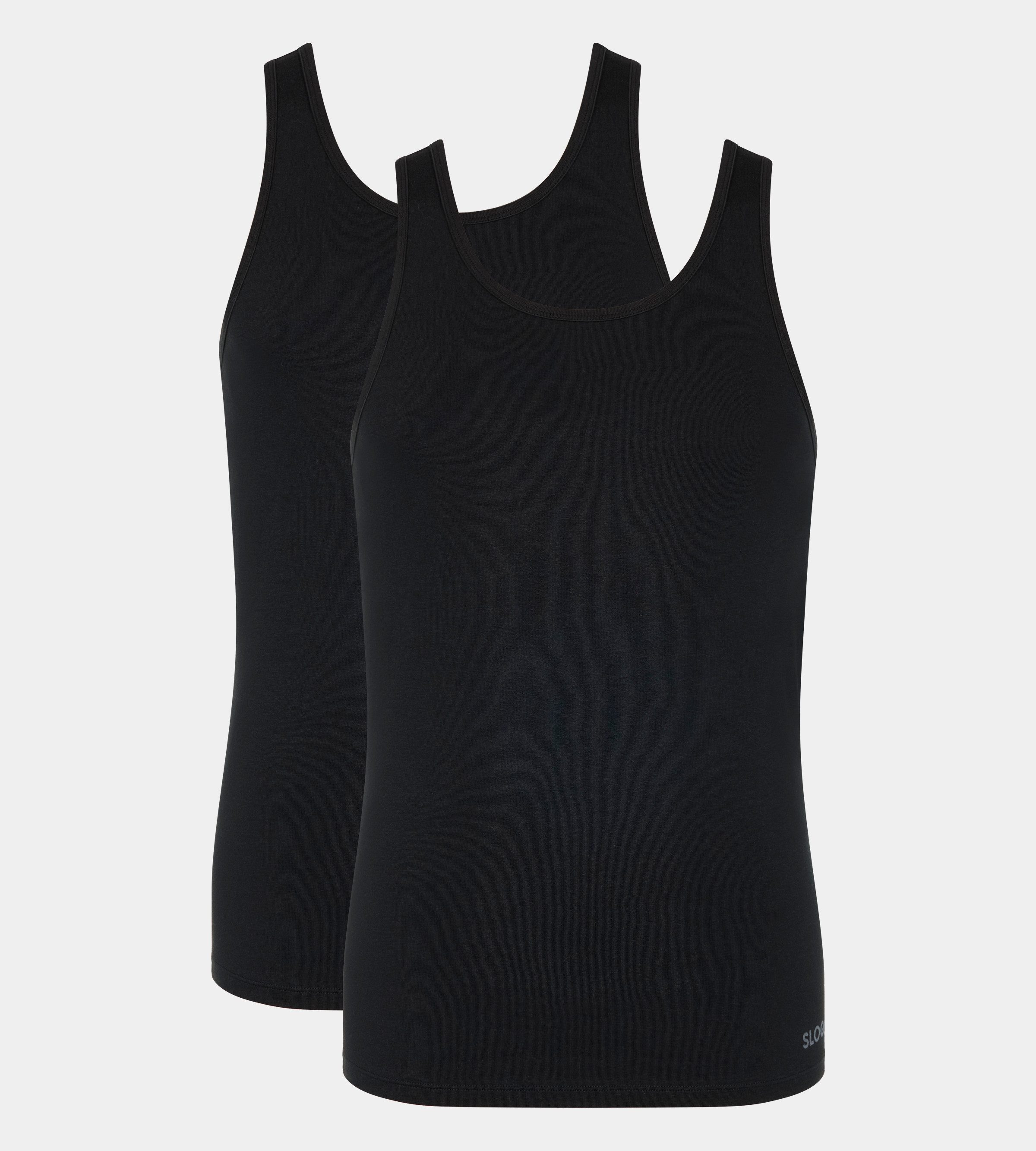 sloggi Tanktop "men GO ABC 2.0", (2er Pack), Rundhalsausschnitt, ärmellos, günstig online kaufen