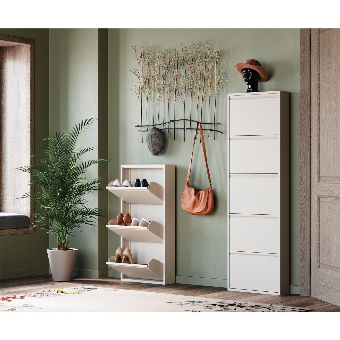 Kare Design Schuhschrank Caruso schmaler Schuhkipper günstig online kaufen