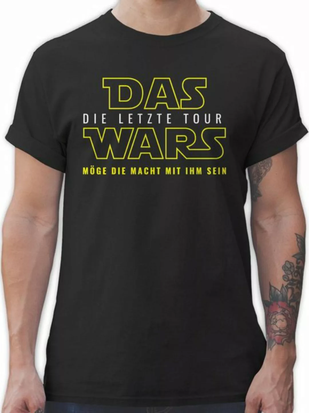 Shirtracer T-Shirt Das Wars - Letzte Tour JGA Männer günstig online kaufen