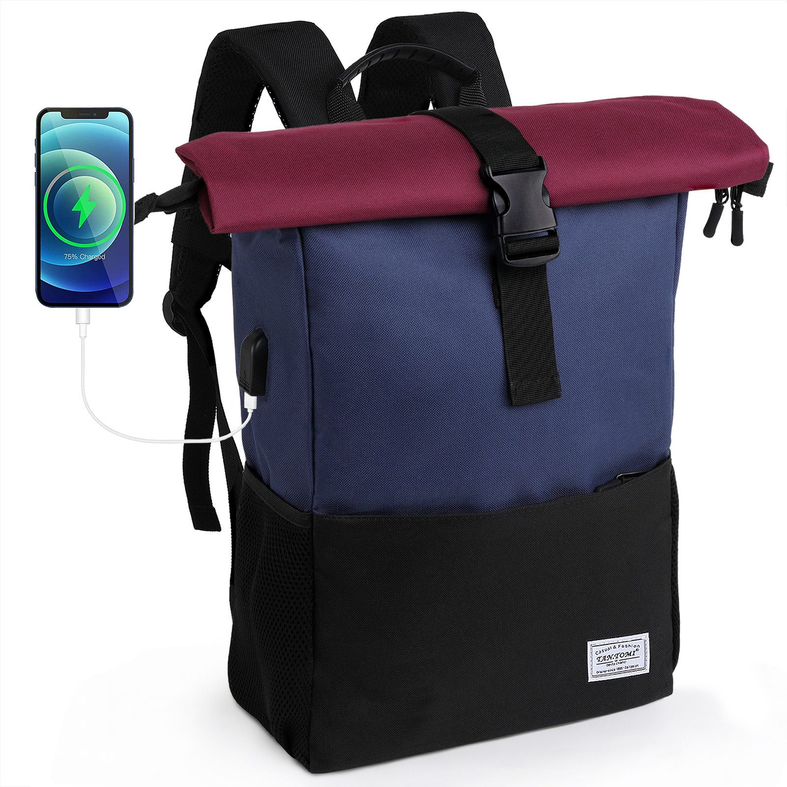 TAN.TOMI Freizeitrucksack Arbeitsrucksack Groß Damen lässiger günstig online kaufen