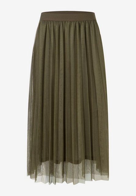 MORE&MORE Sommerrock Mesh Skirt, fine olive günstig online kaufen