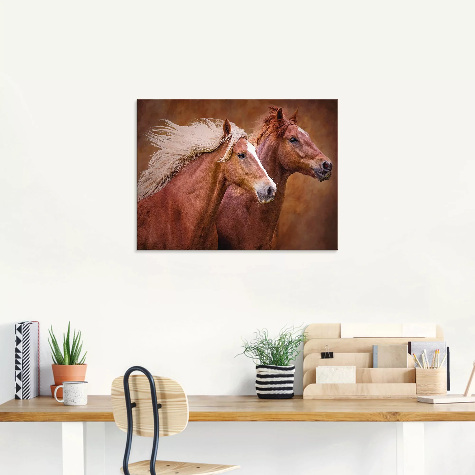 Artland Glasbild »Reinrassige Pferde I«, Haustiere, (1 St.), in verschieden günstig online kaufen