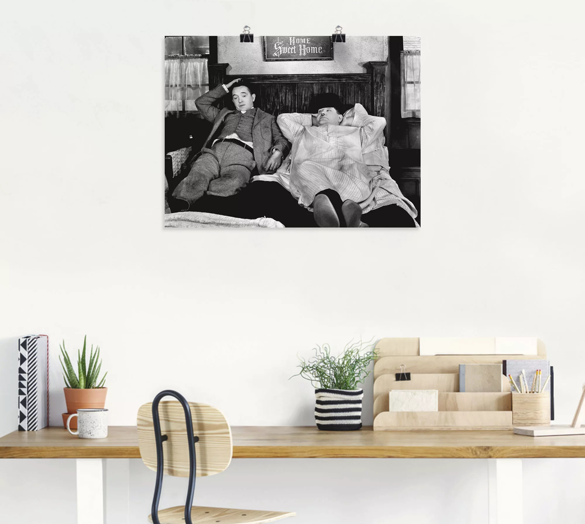 Artland Wandbild "Dick und Doof I", Stars, (1 St.), als Alubild, Outdoorbil günstig online kaufen