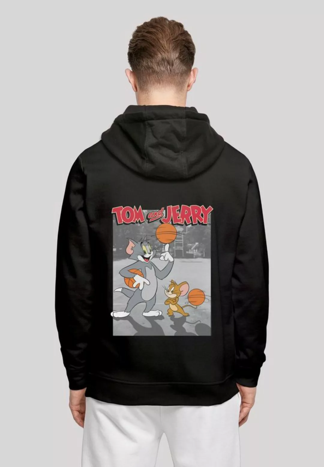 F4NT4STIC Kapuzenpullover "Tom und Jerry Basketball", Print günstig online kaufen