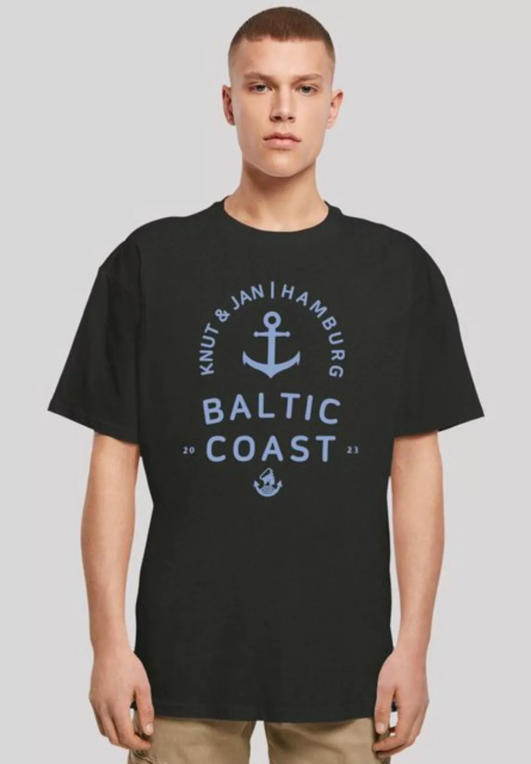 F4NT4STIC T-Shirt "Ostsee Logo Knut & Jan Hamburg", Print günstig online kaufen