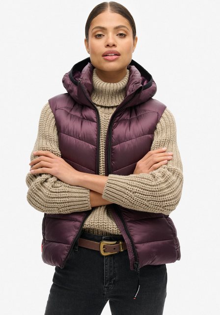 Superdry Steppweste "HOODED FUJI QUILT PADDED GILET" günstig online kaufen