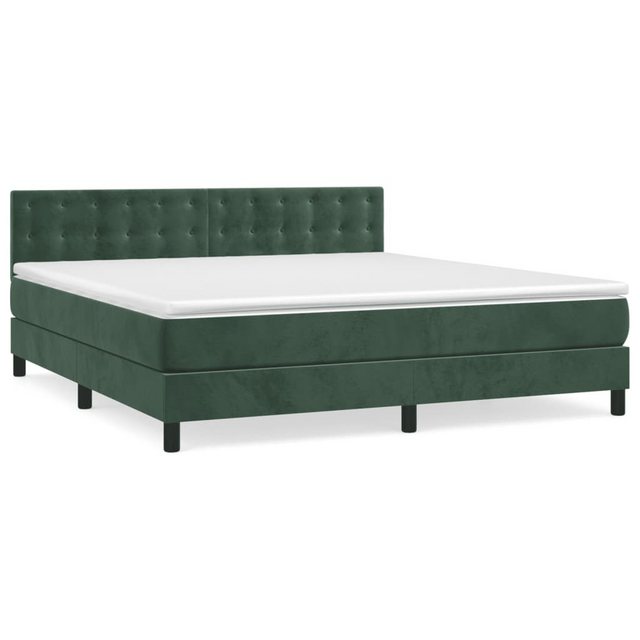 vidaXL Boxspringbett Bett Boxspringbett mit Matratze Samt (160 x 200 cm, Gr günstig online kaufen