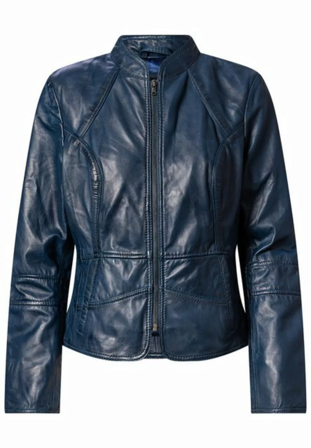 CBL Lederjacke MQ-44946 mit stehkragen günstig online kaufen