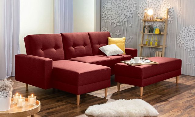 58 aufm Kessel Sofa Kaula Bezug Flachgewebe Erle natur / graphit 23025, Spa günstig online kaufen