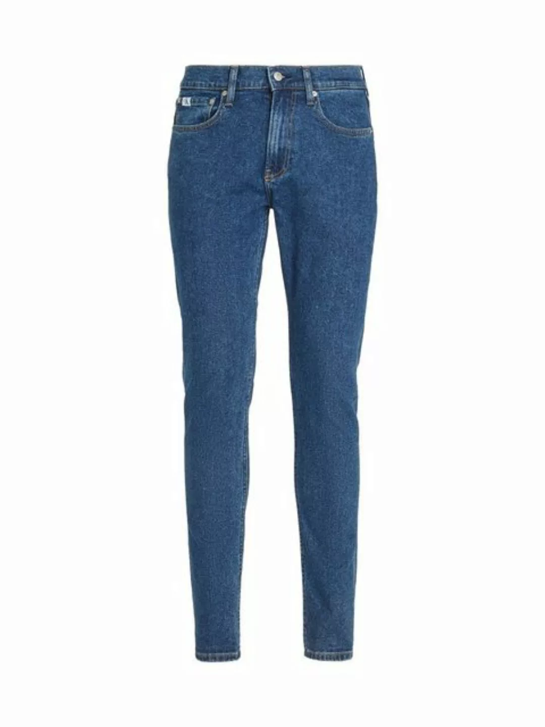 Calvin Klein Jeans Tapered-fit-Jeans SLIM TAPER mit Leder-Badge günstig online kaufen