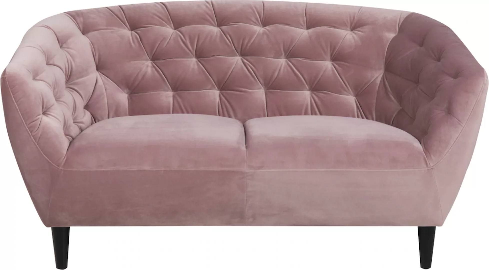 ACTONA GROUP 2-Sitzer "Ria Sofa, Couch, Doppelsofa, Loveseat,", Samtstoff, günstig online kaufen