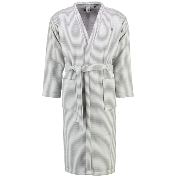 Marc o Polo Bademantel Kimono Jaik - Farbe: Silver - XL günstig online kaufen