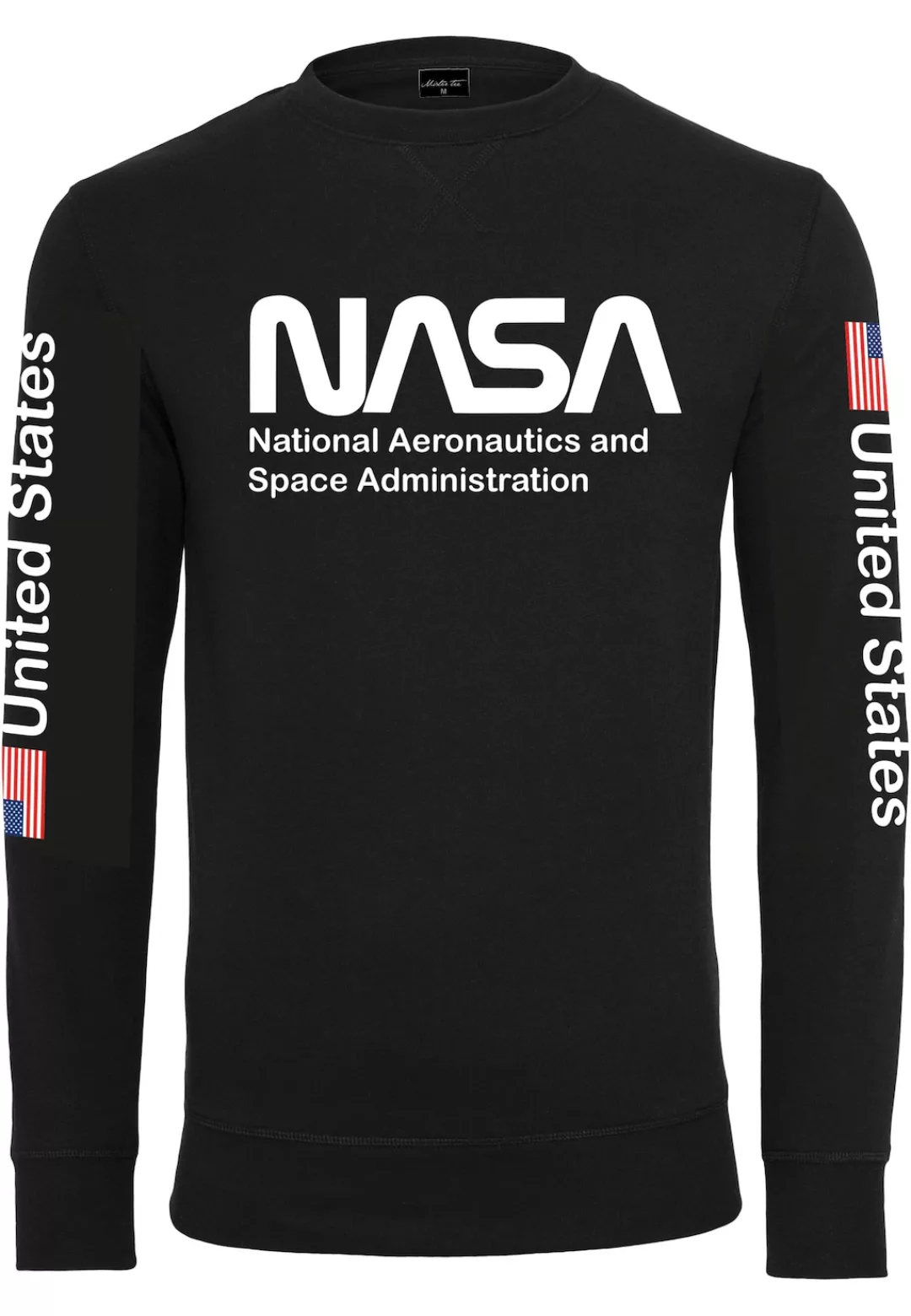 MisterTee Rundhalspullover "MisterTee Herren NASA US Crewneck", (1 tlg.) günstig online kaufen