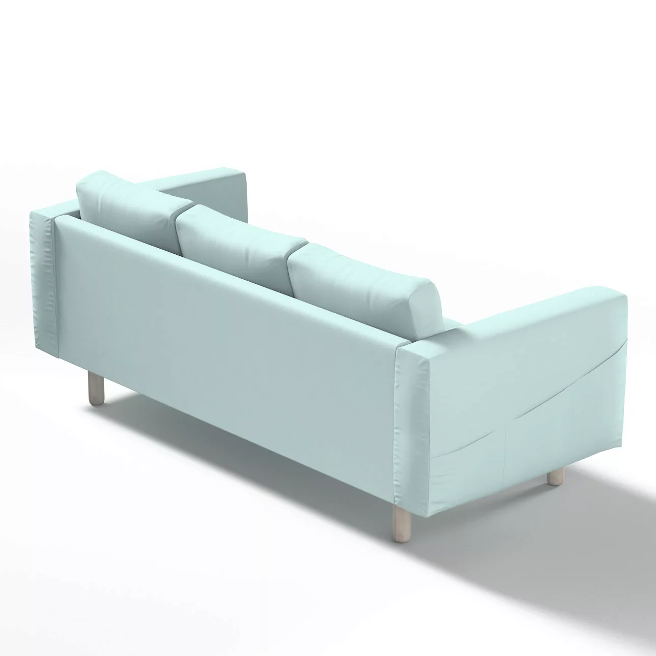 Bezug für Norsborg 3-Sitzer Sofa, hellblau, Norsborg 3-Sitzer Sofabezug, Co günstig online kaufen