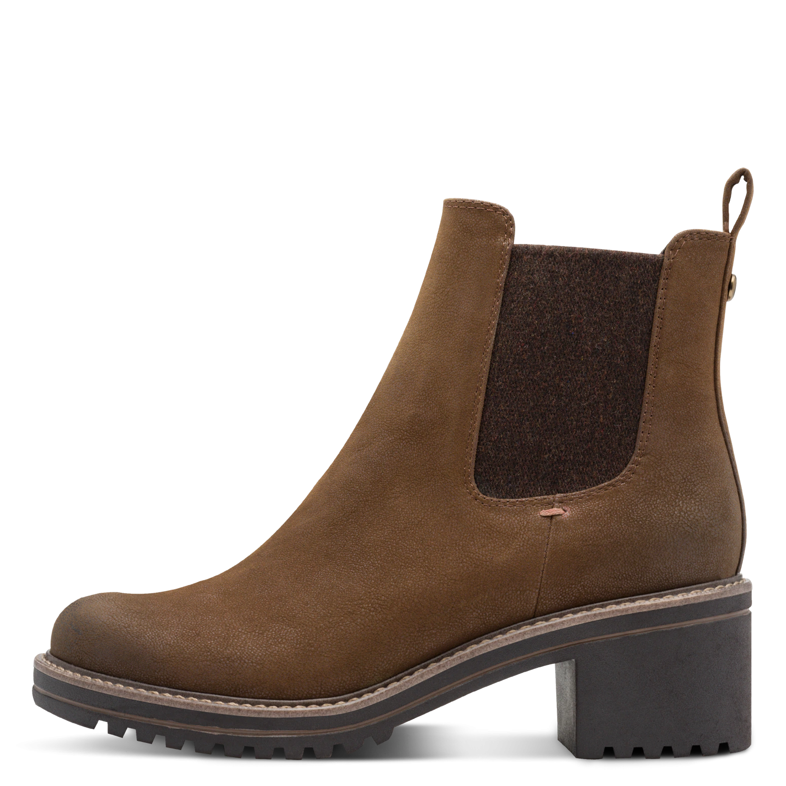 MARCO TOZZI Chelseaboots, Blockabsatz, Stiefelette in veganer Verarbeitung günstig online kaufen