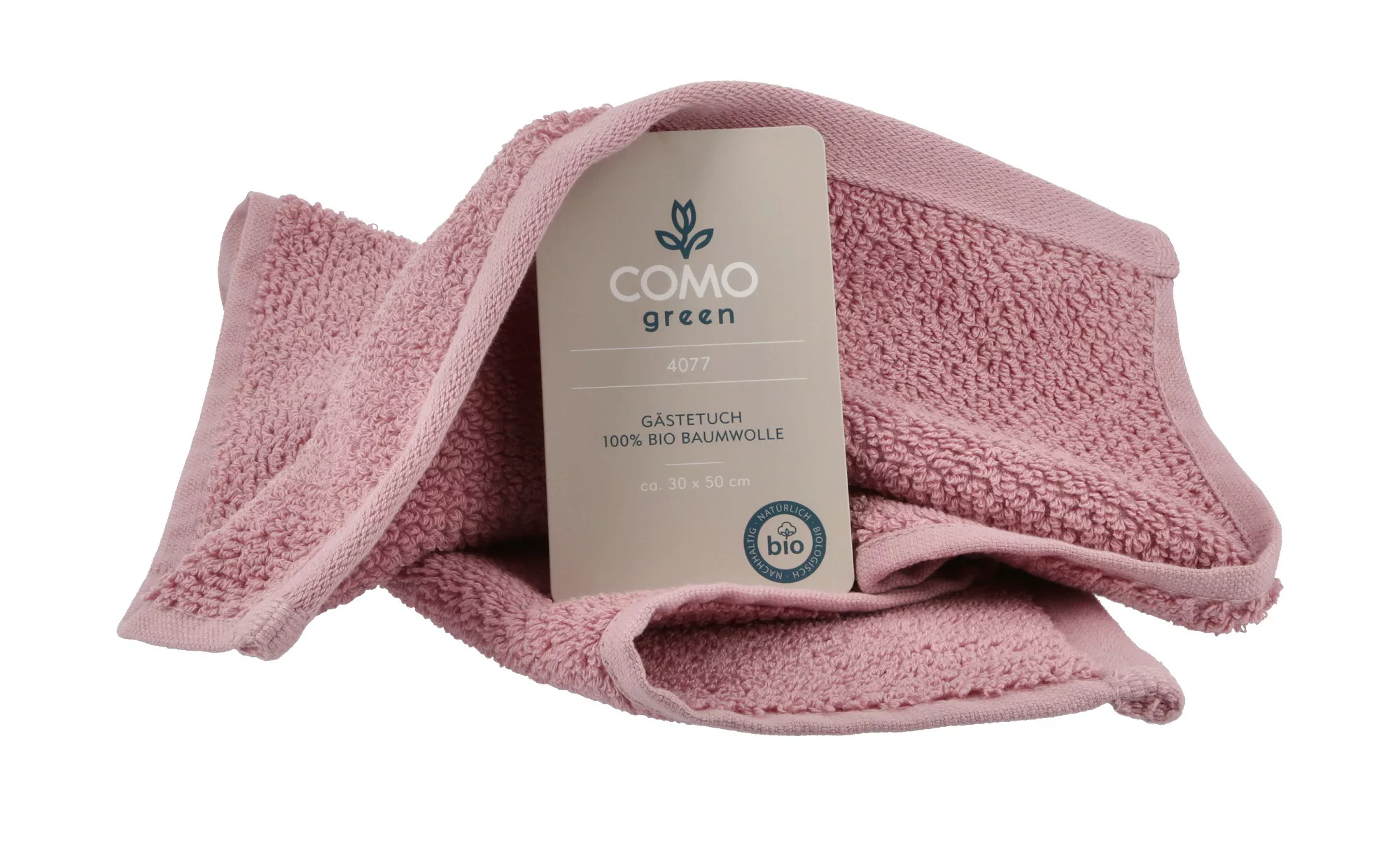 Como Green Gästetuch  4077 ¦ rosa/pink ¦ 100% Baumwolle ¦ Maße (cm): B: 30 günstig online kaufen