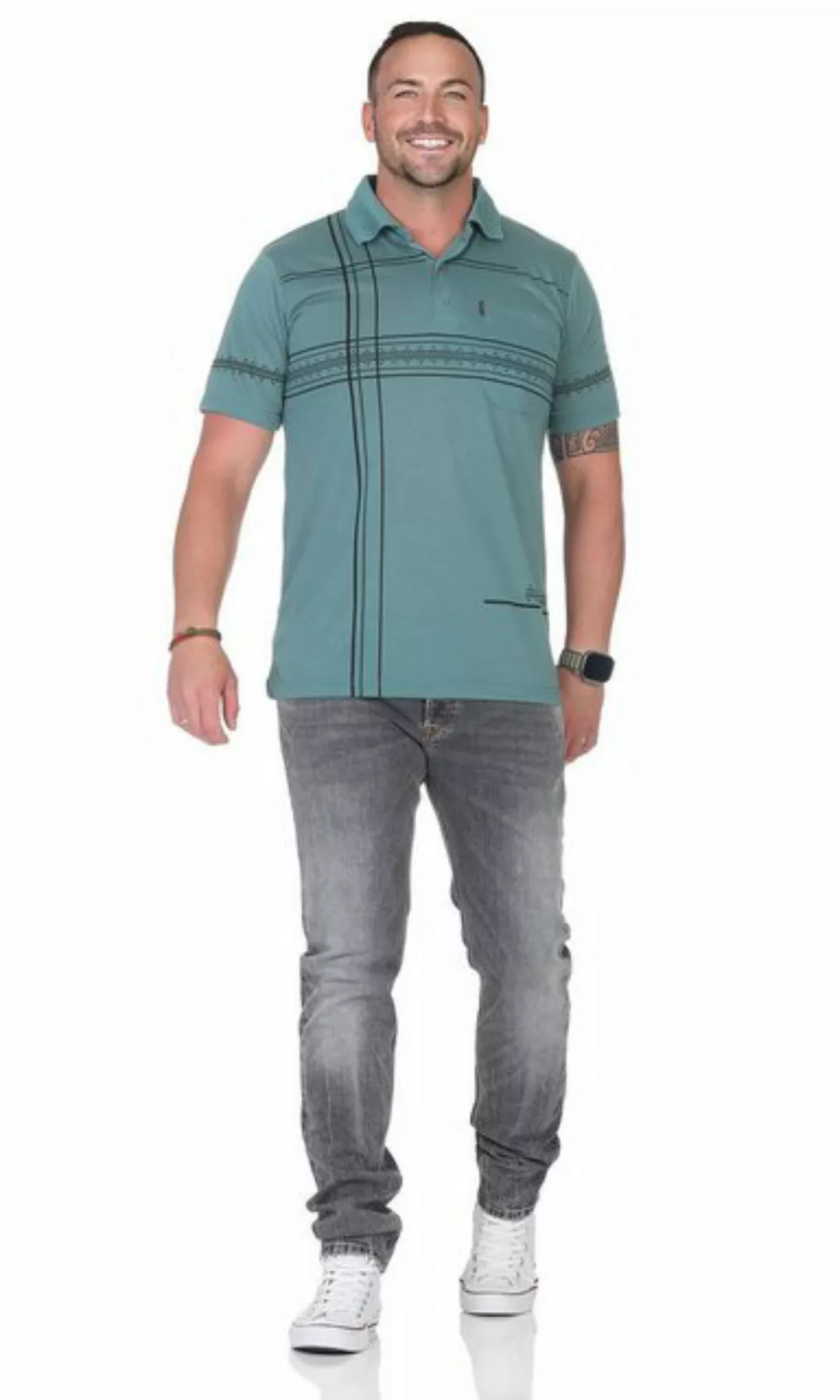 EloModa Poloshirt Herren Poloshirt Sommer Polo-Hemd Kurzarm, Gr. M L XL 2XL günstig online kaufen