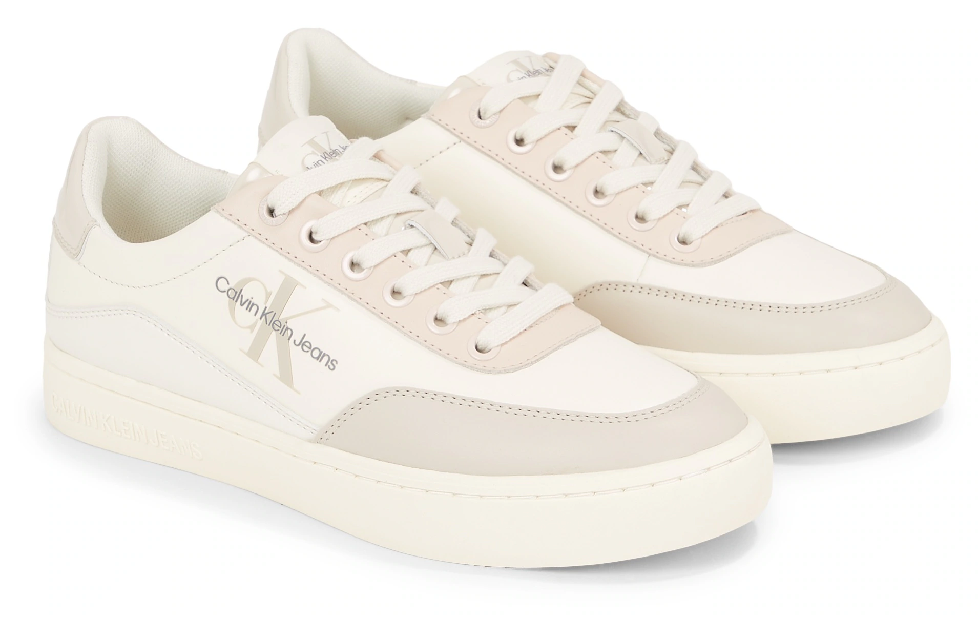 Calvin Klein Jeans Sneaker "CLASSIC CUPSOLE LOW LACE LTH ML", mit Logoschri günstig online kaufen