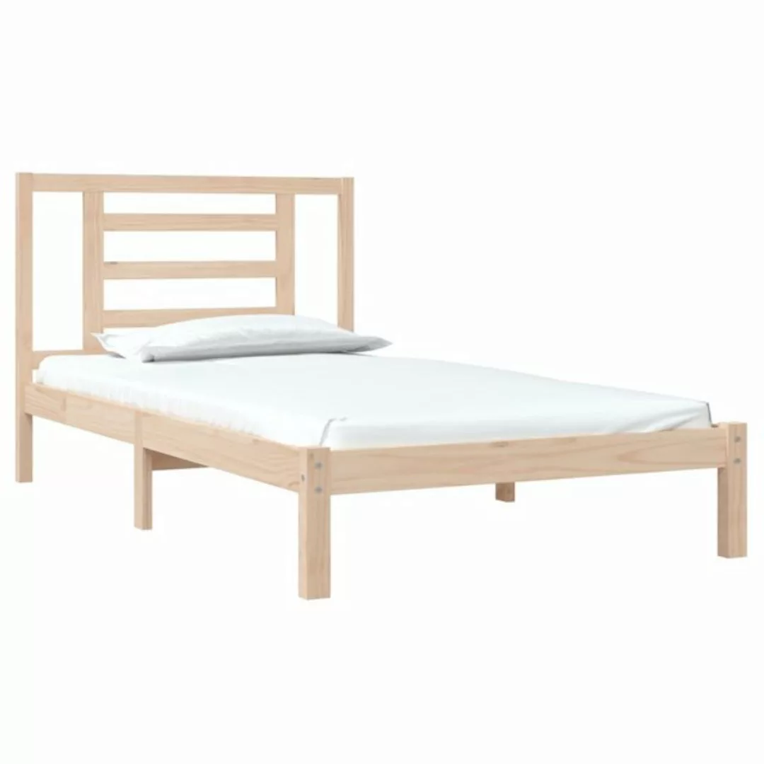 vidaXL Bett Massivholzbett ohne Matratze 100x200 cm Kiefernholz günstig online kaufen