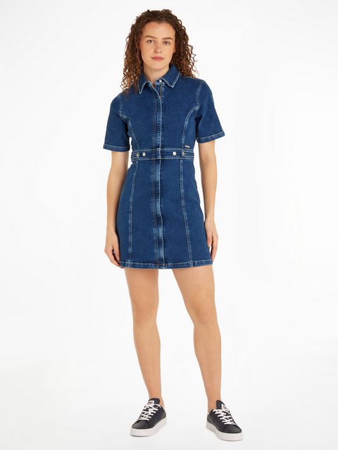 Tommy Jeans Blusenkleid "FLARED SS DRESS CH4253", in modischer Flared Form günstig online kaufen