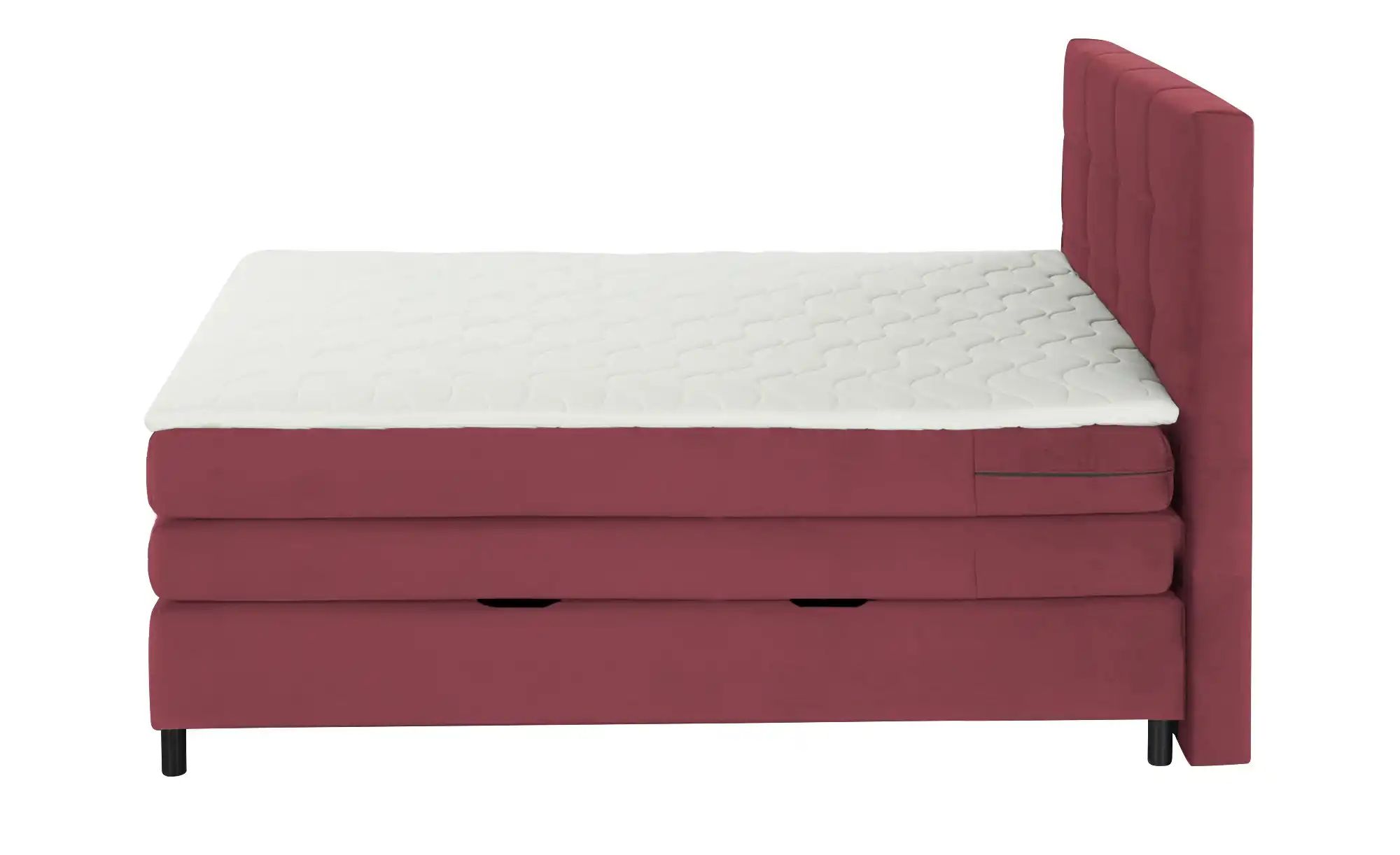 uno Boxspringbett  Wind ¦ rot ¦ Maße (cm): B: 140 H: 152 Betten > Komfortbe günstig online kaufen