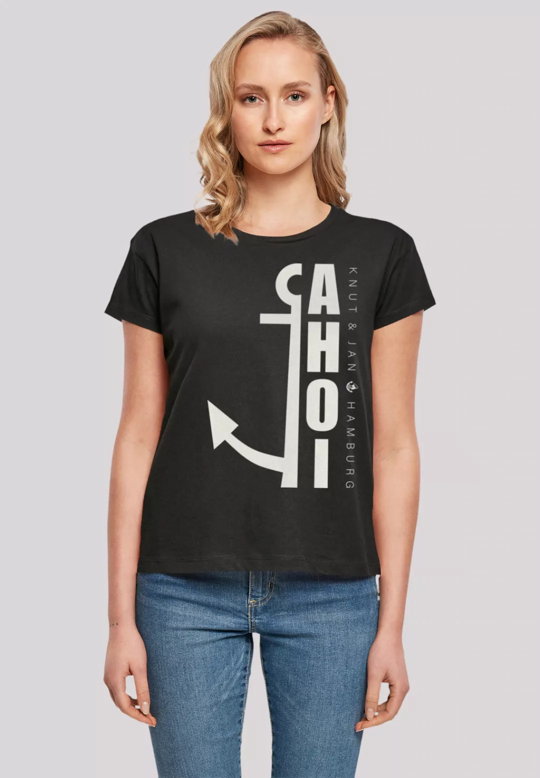 F4NT4STIC T-Shirt "Ahoi Anker Knut & Jan Hamburg", Print günstig online kaufen