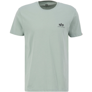 Alpha Industries  T-Shirts & Poloshirts Basic T-Shirt SL - dusty green günstig online kaufen