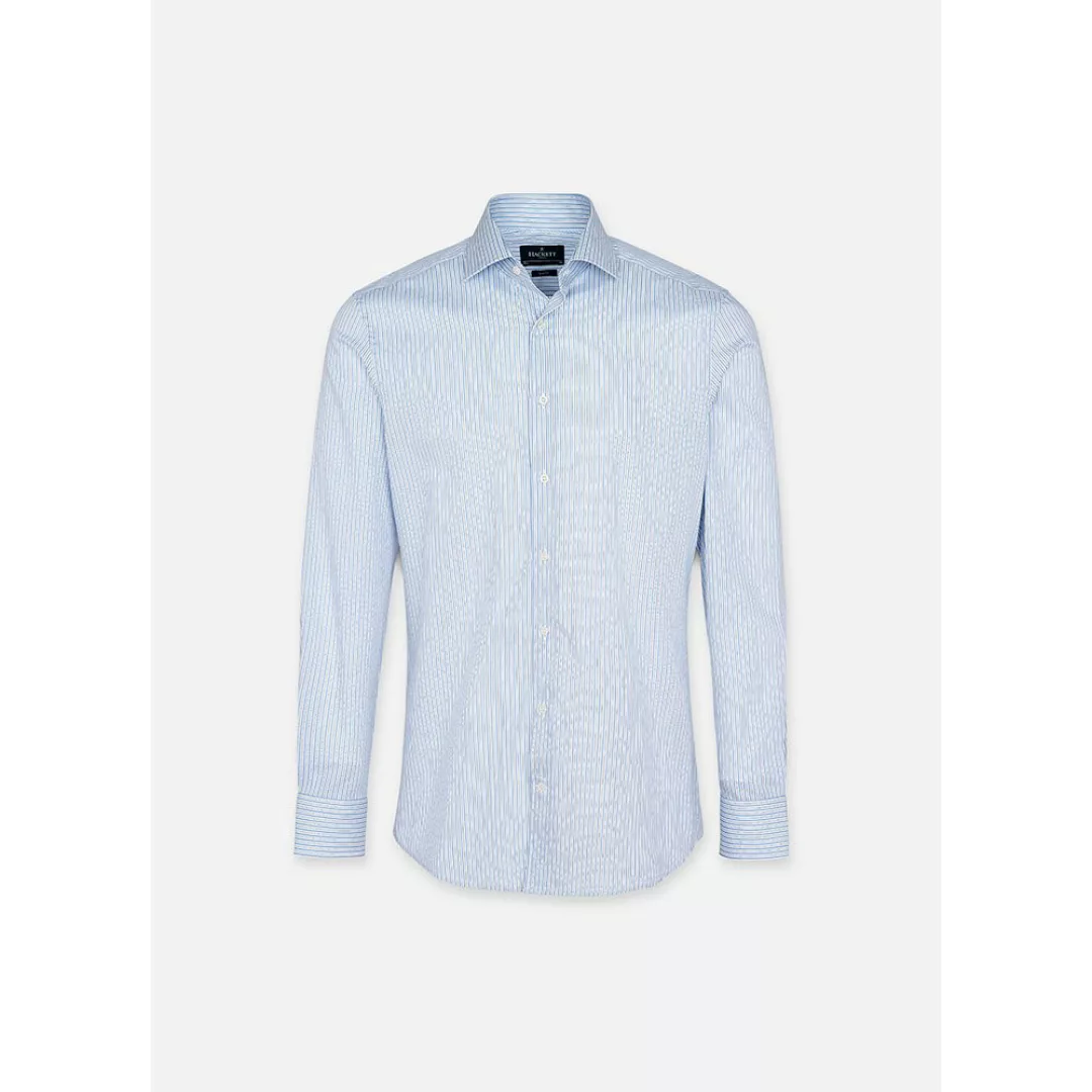 Hackett Twill Two Color Gestreiftes Langarmhemd Mit Einfacher Manschette M günstig online kaufen