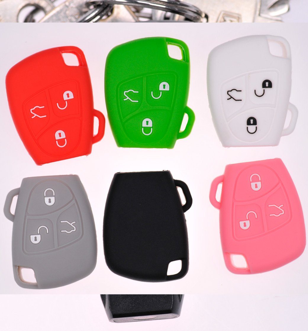 mt-key Schlüsseltasche Autoschlüssel Softcase Silikon Schutzhülle günstig online kaufen