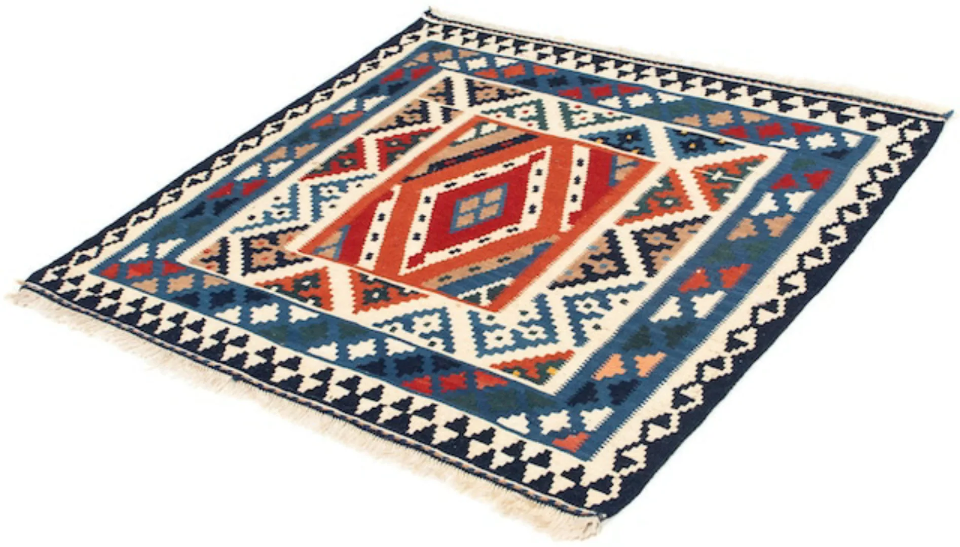 morgenland Wollteppich »Kelim - Oriental quadratisch - 103 x 102 cm - hellb günstig online kaufen