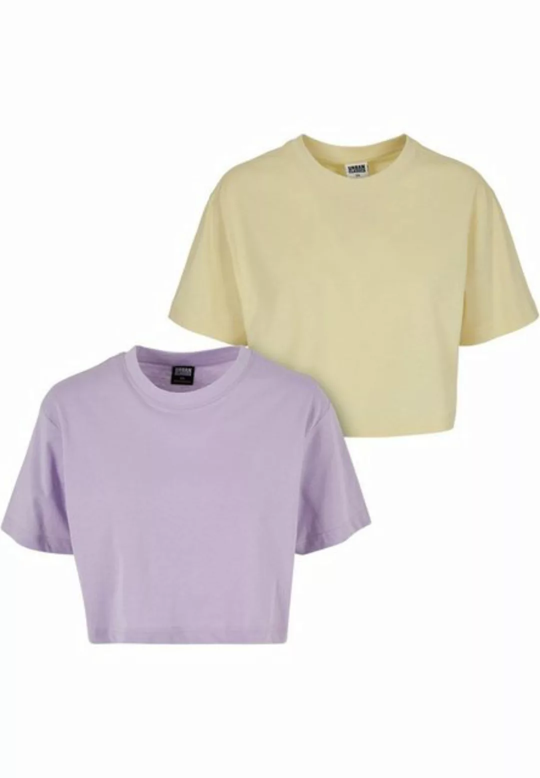 URBAN CLASSICS T-Shirt Urban Classics Damen Ladies Short Oversized Tee 2-Pa günstig online kaufen