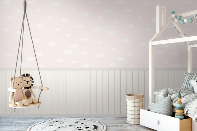 A.S. Création Vliestapete Wallpanel Wolken Creme günstig online kaufen