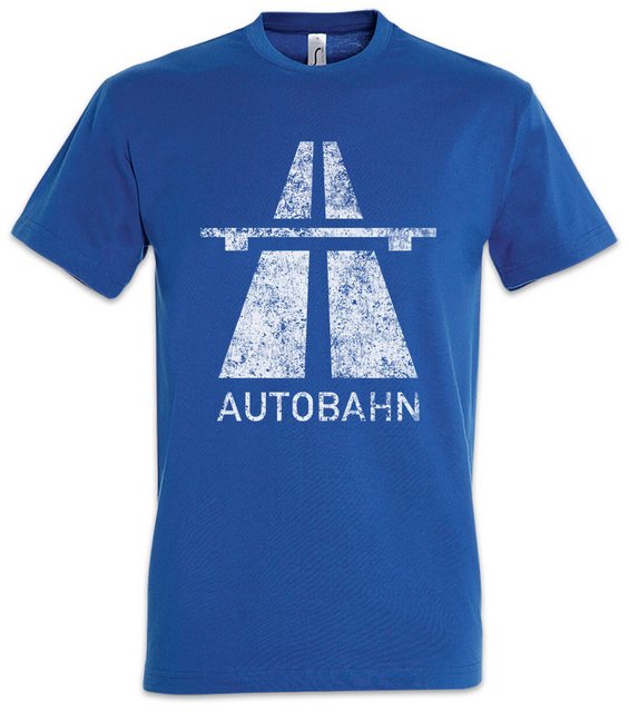 Urban Backwoods Print-Shirt Autobahn Herren T-Shirt Techno Acid Indie Sign günstig online kaufen