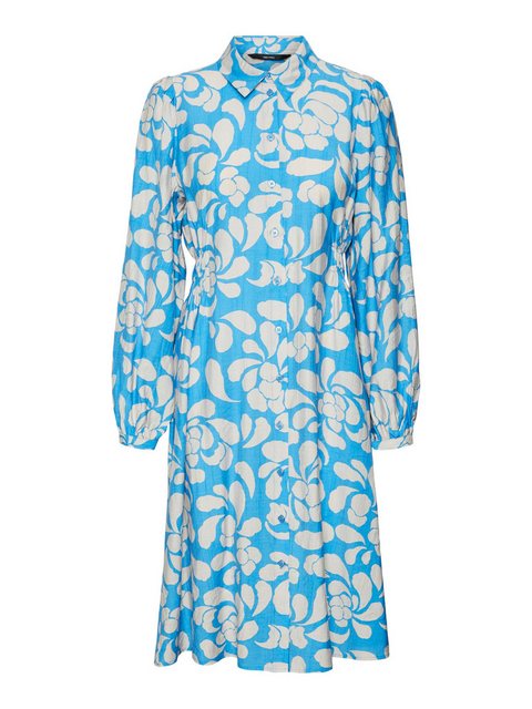 Vero Moda Sommerkleid VMGAJA FI LS CALF SHIRT DRESS WVN günstig online kaufen