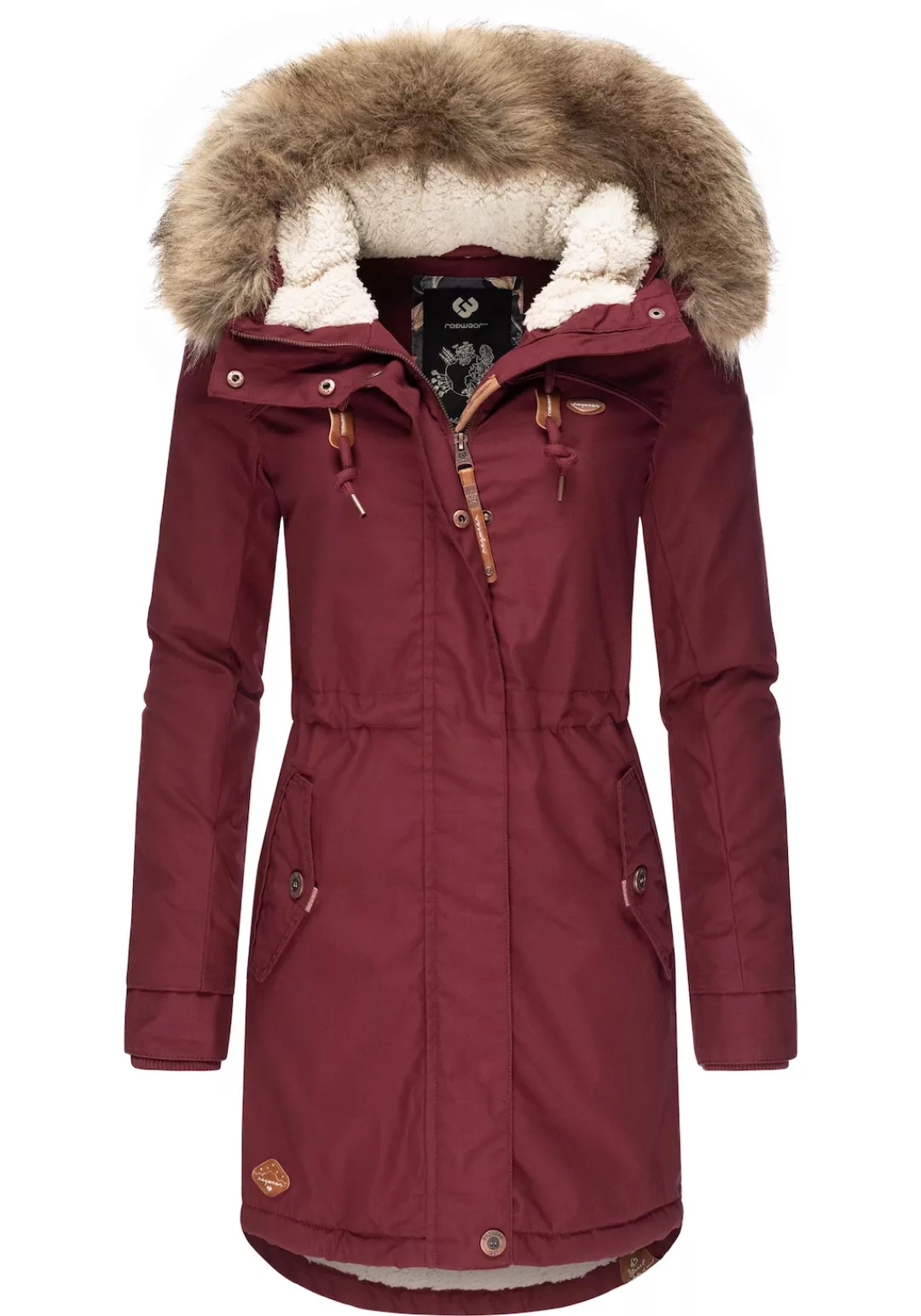 Ragwear Winterjacke "Tawny", mit Kapuze, stylischer Winterparka mit großer günstig online kaufen