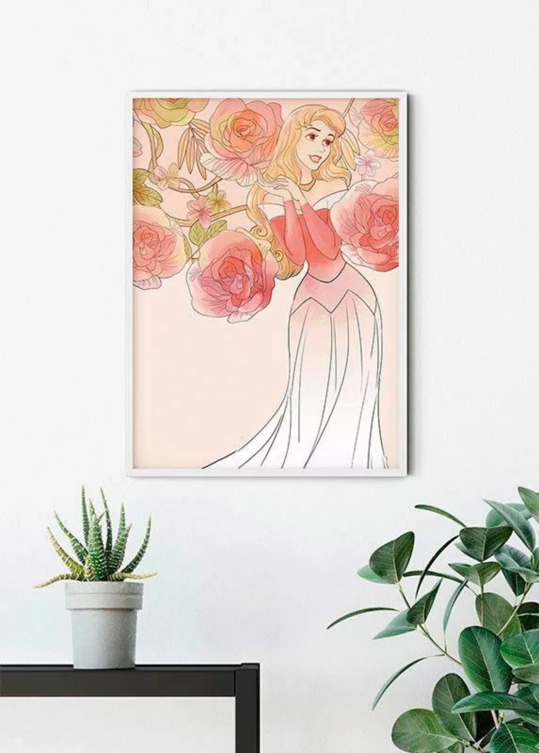 Komar Poster "Sleeping Beauty Roses", Disney, (1 St.), Kinderzimmer, Schlaf günstig online kaufen