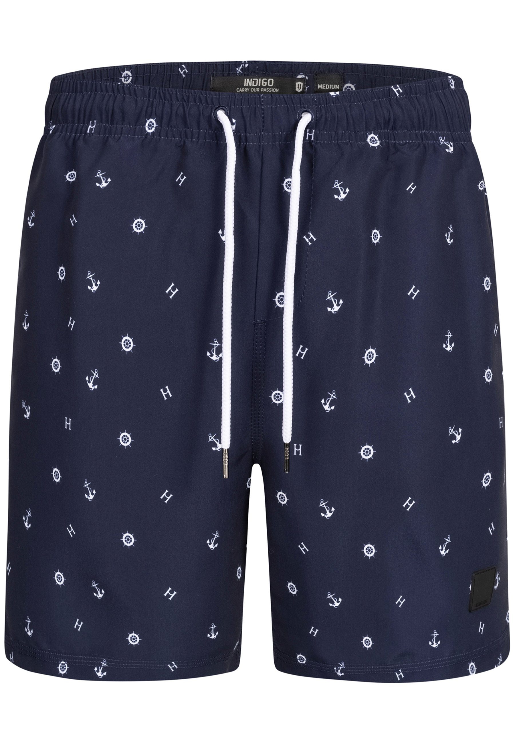 Indicode Badeshorts Maya mit detailreichem Muster, günstig online kaufen