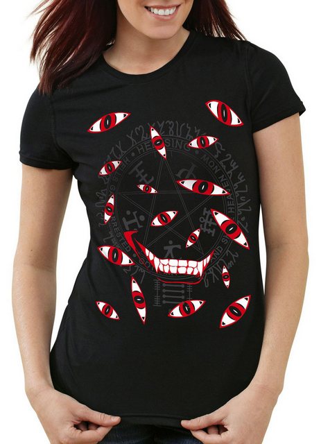 style3 T-Shirt Dark Eyes hellsing soul van Auge Vampir Pentagramm anime man günstig online kaufen