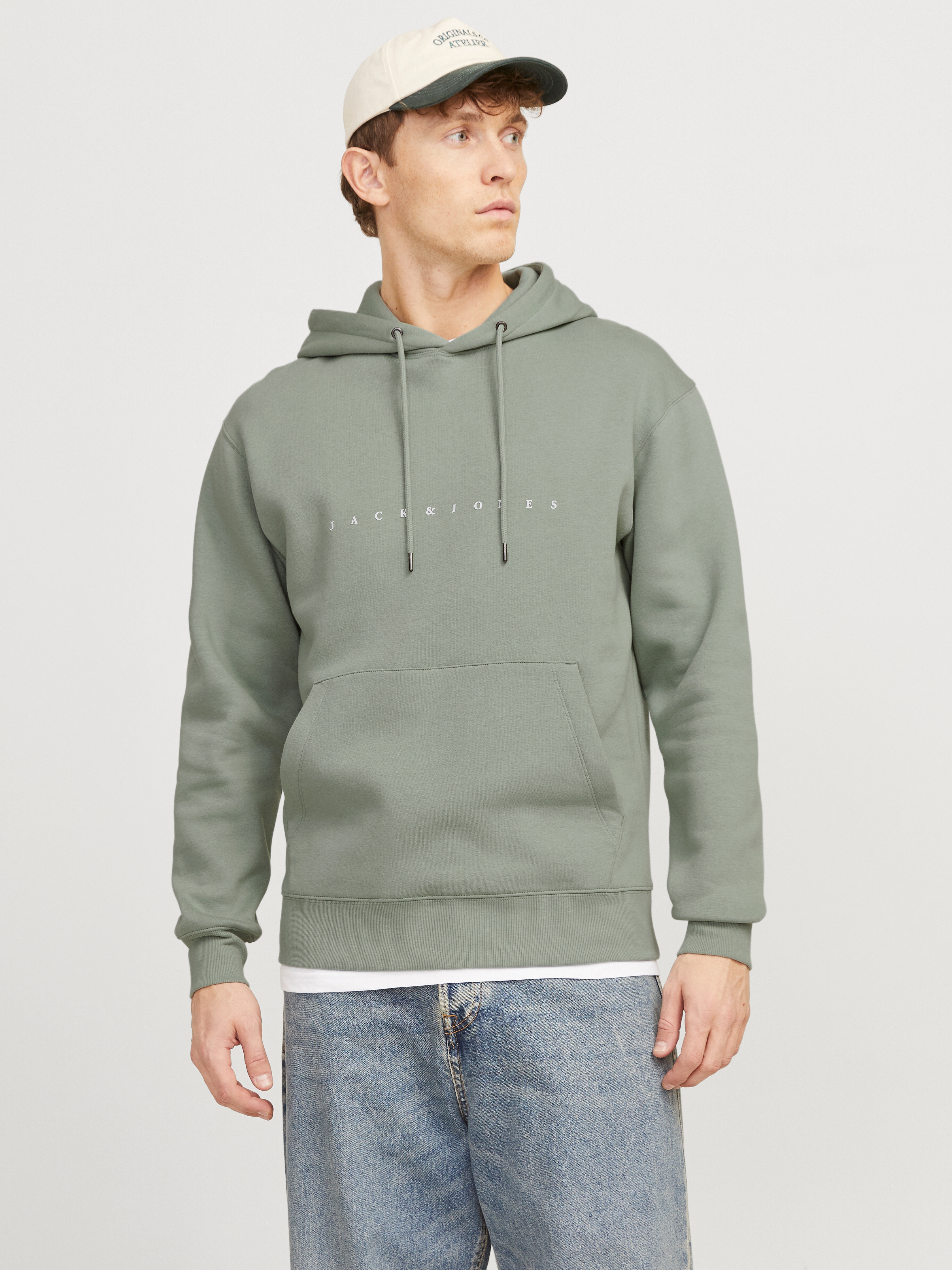 Jack & Jones Kapuzensweatshirt "JJESTAR JJ SWEAT HOOD NOOS", mit Logo Print günstig online kaufen