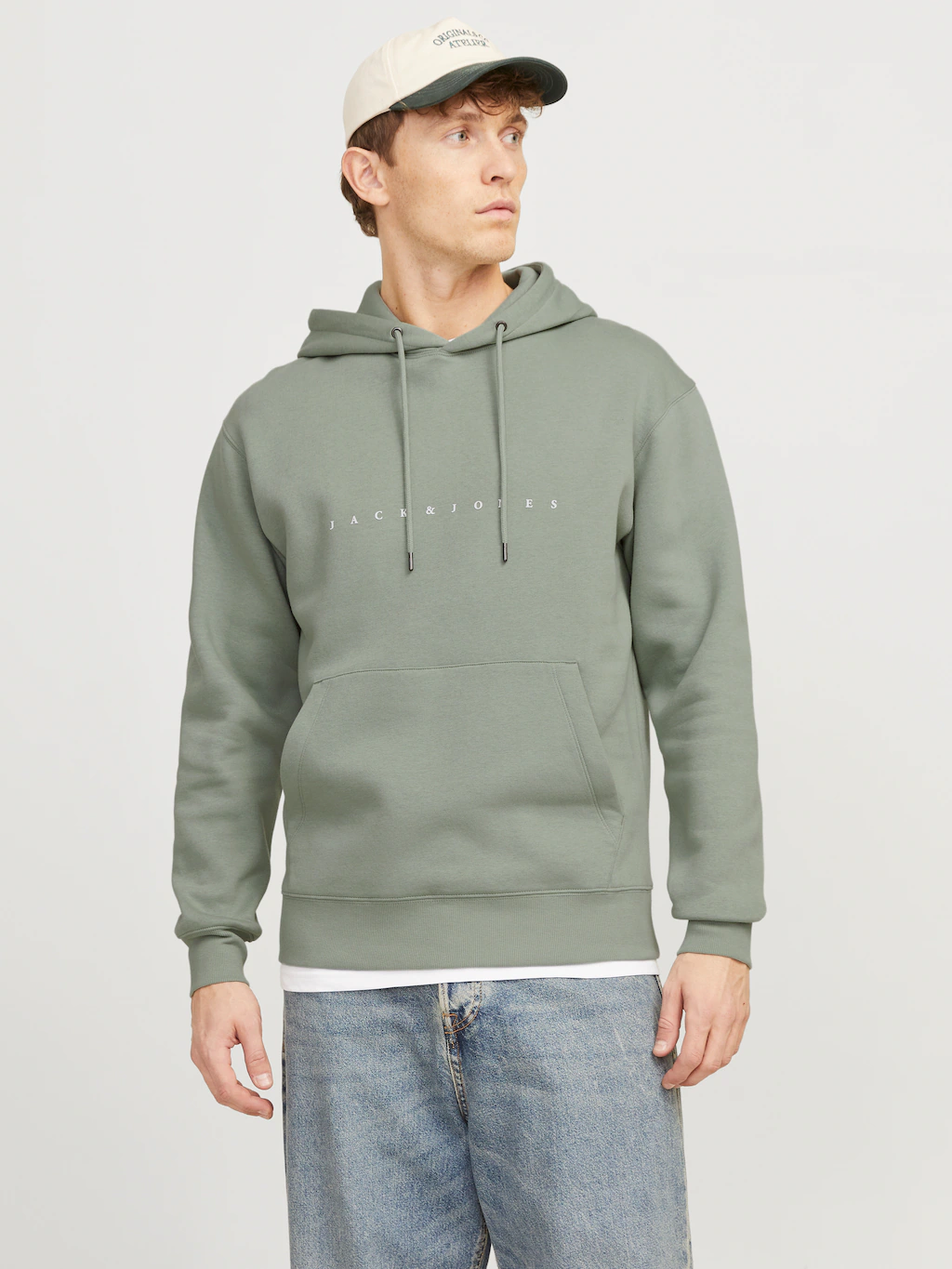 Jack & Jones Kapuzensweatshirt "JJESTAR JJ SWEAT HOOD NOOS", mit Logo Print günstig online kaufen