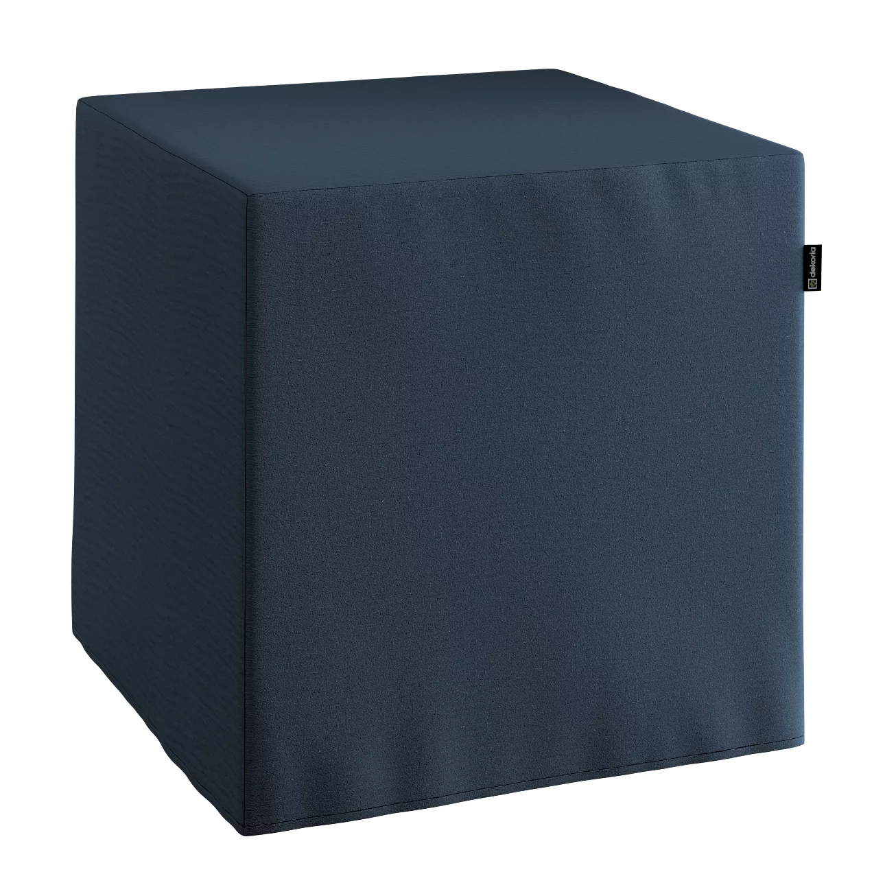 Bezug für Sitzwürfel, marinenblau, Bezug für Sitzwürfel 40 x 40 x 40 cm, Qu günstig online kaufen