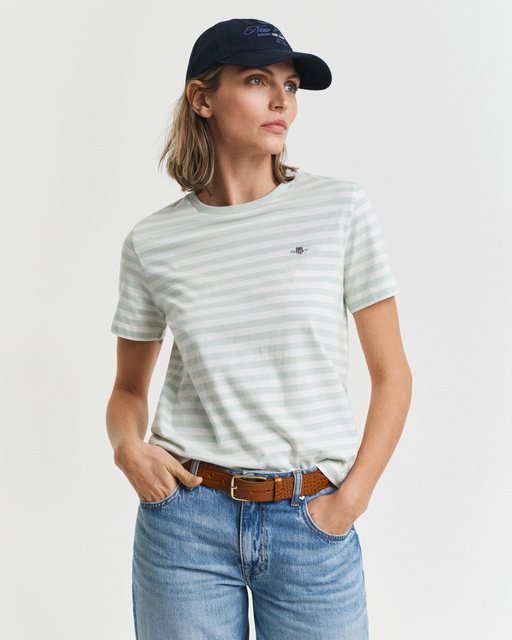 Gant T-Shirt REG STRIPED SHIELD SS T-SHIRT günstig online kaufen