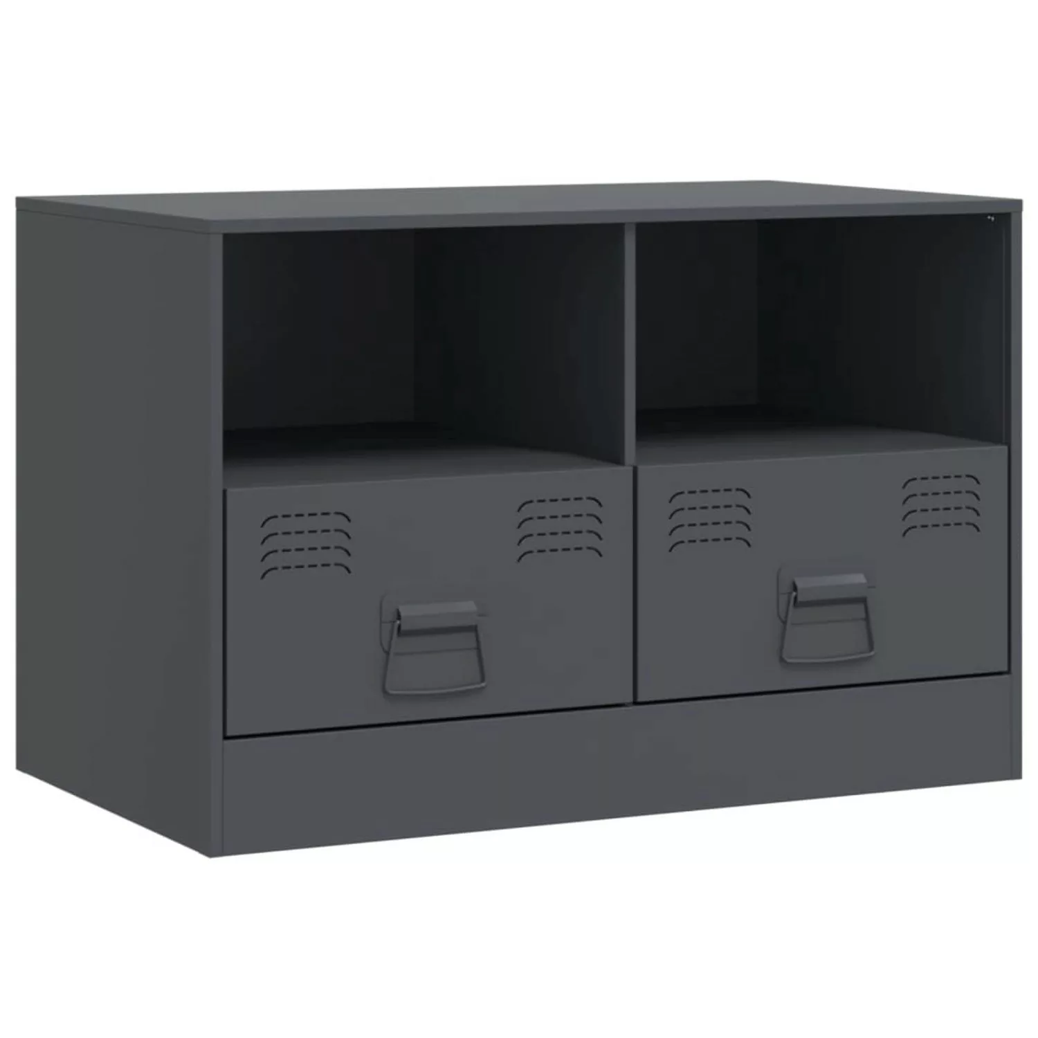 vidaXL TV-Schrank TV-Schrank Anthrazit 67x39x44 cm Stahl (1-St) günstig online kaufen