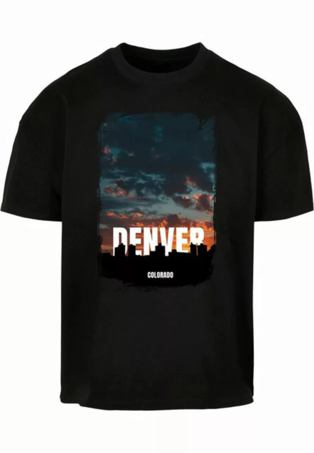 Merchcode T-Shirt Merchcode Herren Denver Ultra Heavy Cotton Box T-Shirt (1 günstig online kaufen