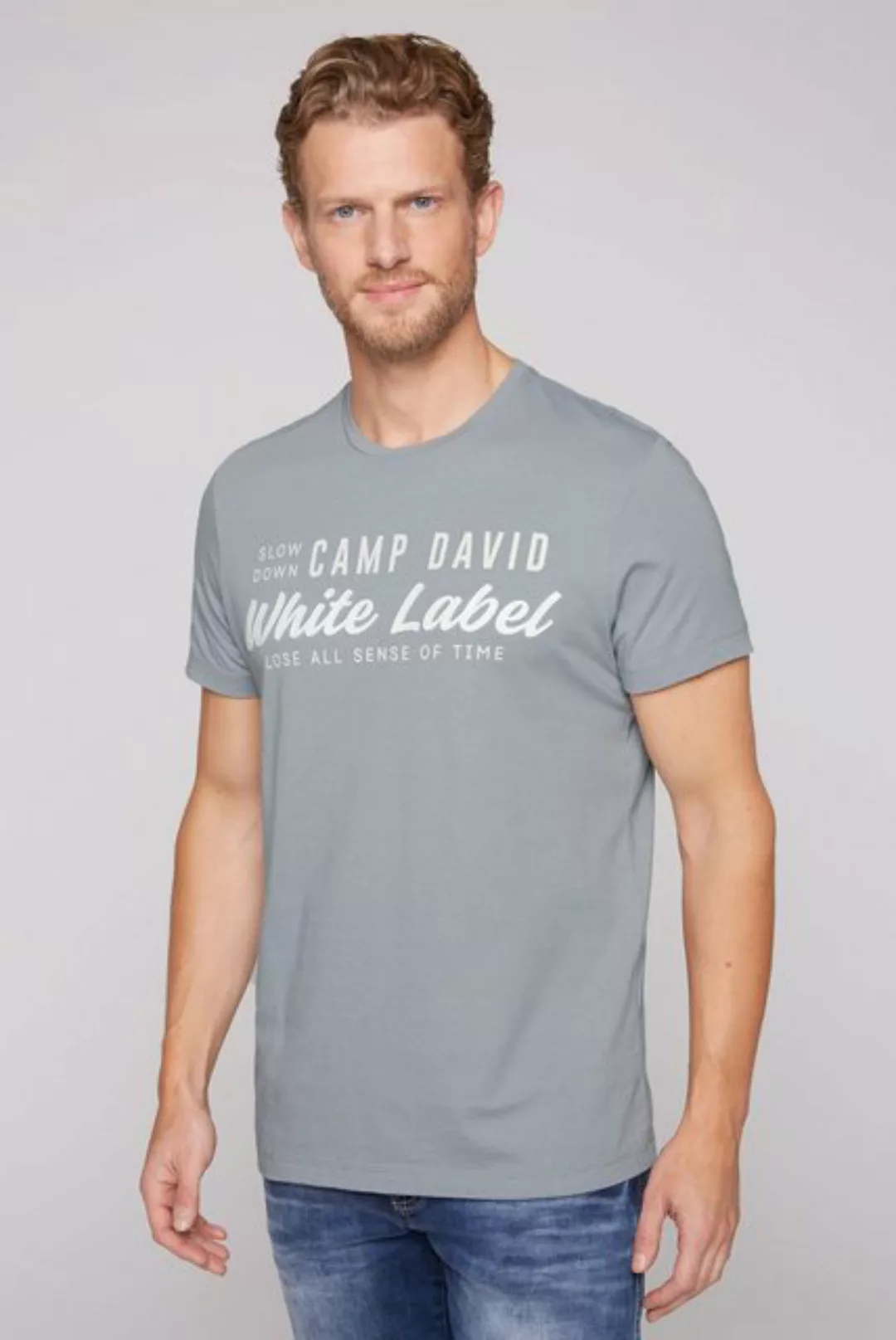 CAMP DAVID Rundhalsshirt aus Baumwolle günstig online kaufen