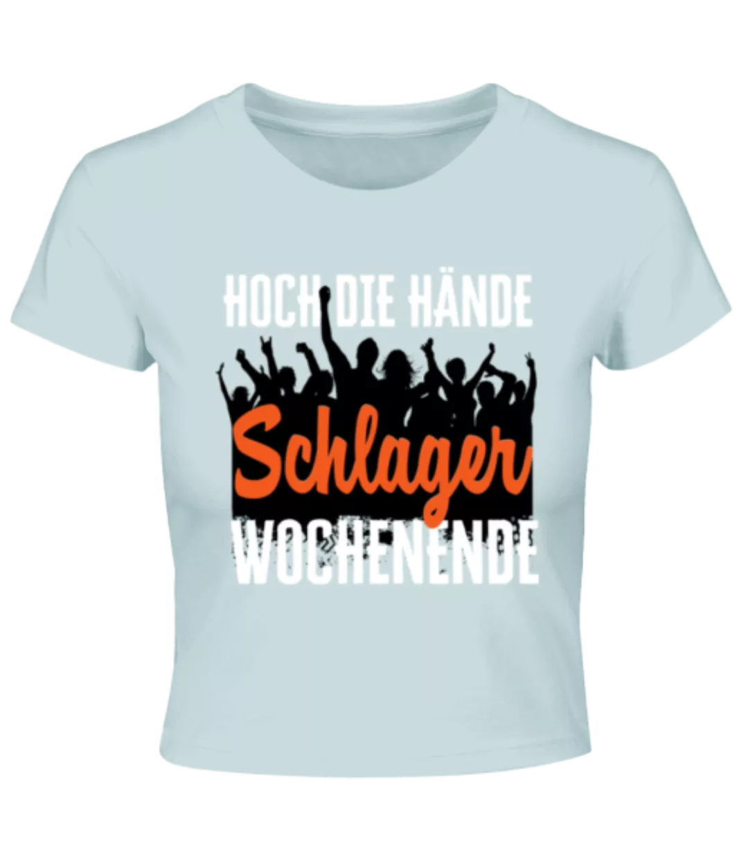 Schlager Wochenende · Crop T-Shirt günstig online kaufen